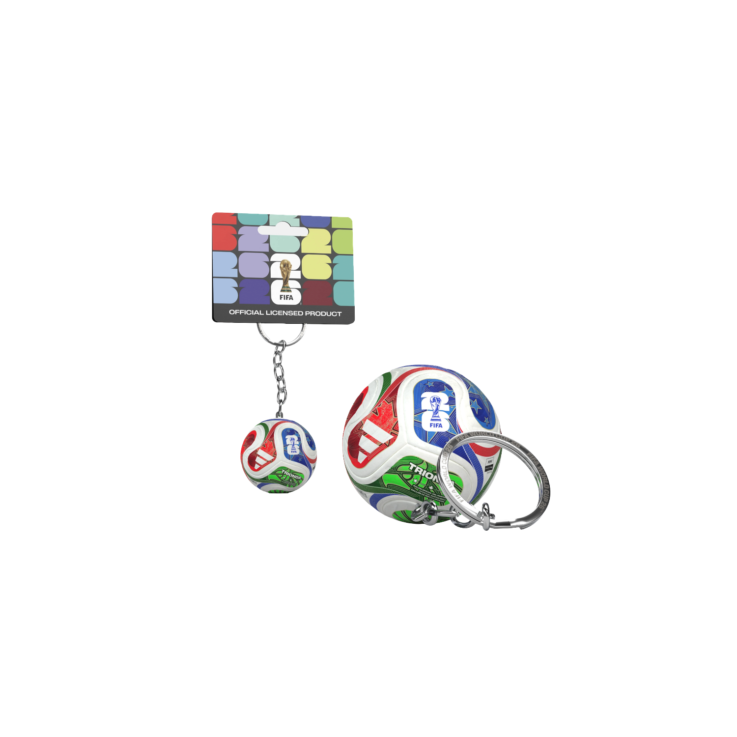 FIFA World Cup 2026 Trionda Ball Replica Keychain Popular Style Comfort Casual