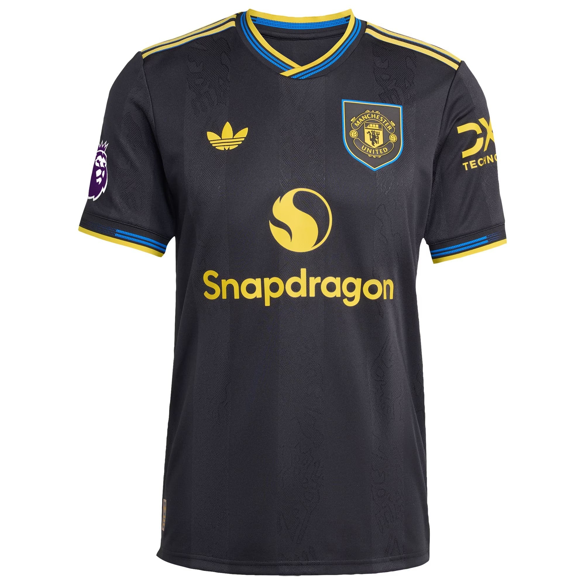Cristiano Ronaldo Manchester United adidas 2025 26 Third Player Jersey - Black Official Team Jersey Sports Fan Apparel