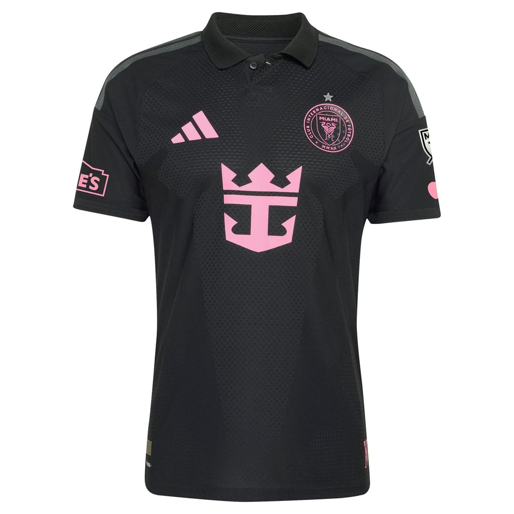 Official Lionel Messi Inter Miami CF adidas 2026 Presagio On-Field Patch Custom Jersey - Black Official Team Jersey Sports Fan Apparel