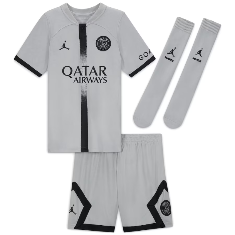 Paris Saint-Germain Away 2022-23 - Little Kids with Messi 30 printing Official Team Jersey Sports Fan Apparel