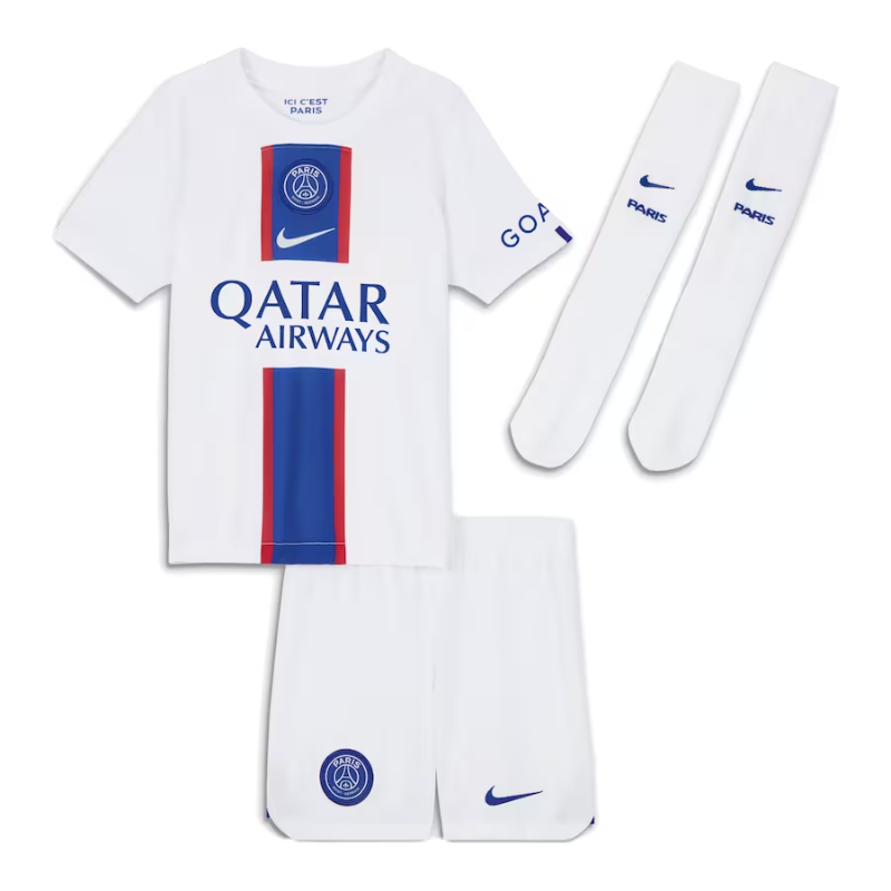 Paris Saint-Germain Third 2022-23 - Little Kids with Messi 30 printing Official Team Jersey Sports Fan Apparel