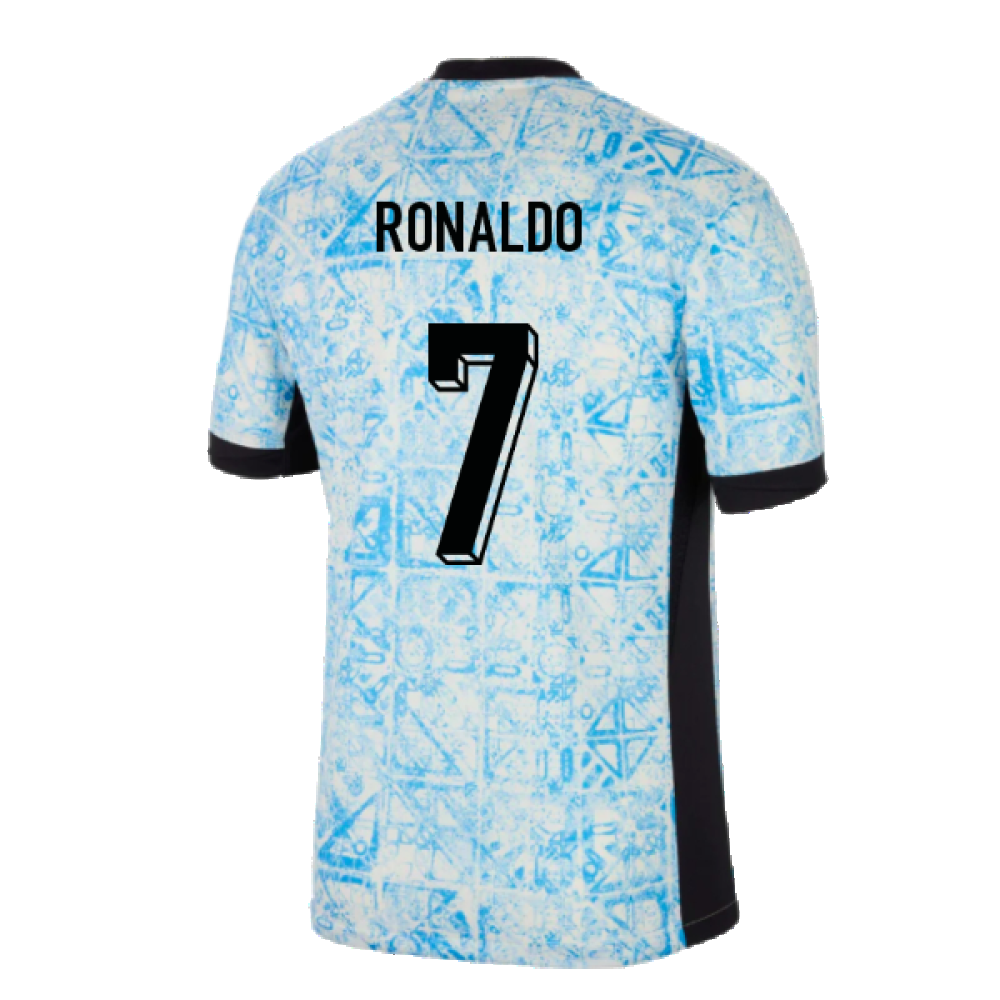 Portugal Nike Away 2024-2025 Ronaldo 7 Jersey Official Team Jersey Sports Fan Apparel