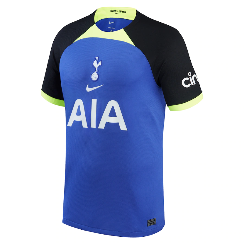 Harry Kane 10 printing Tottenham Hotspur 2022 23 Away Breathe Stadium Player Unisex Jersey - Blue Official Team Jersey Sports Fan Apparel