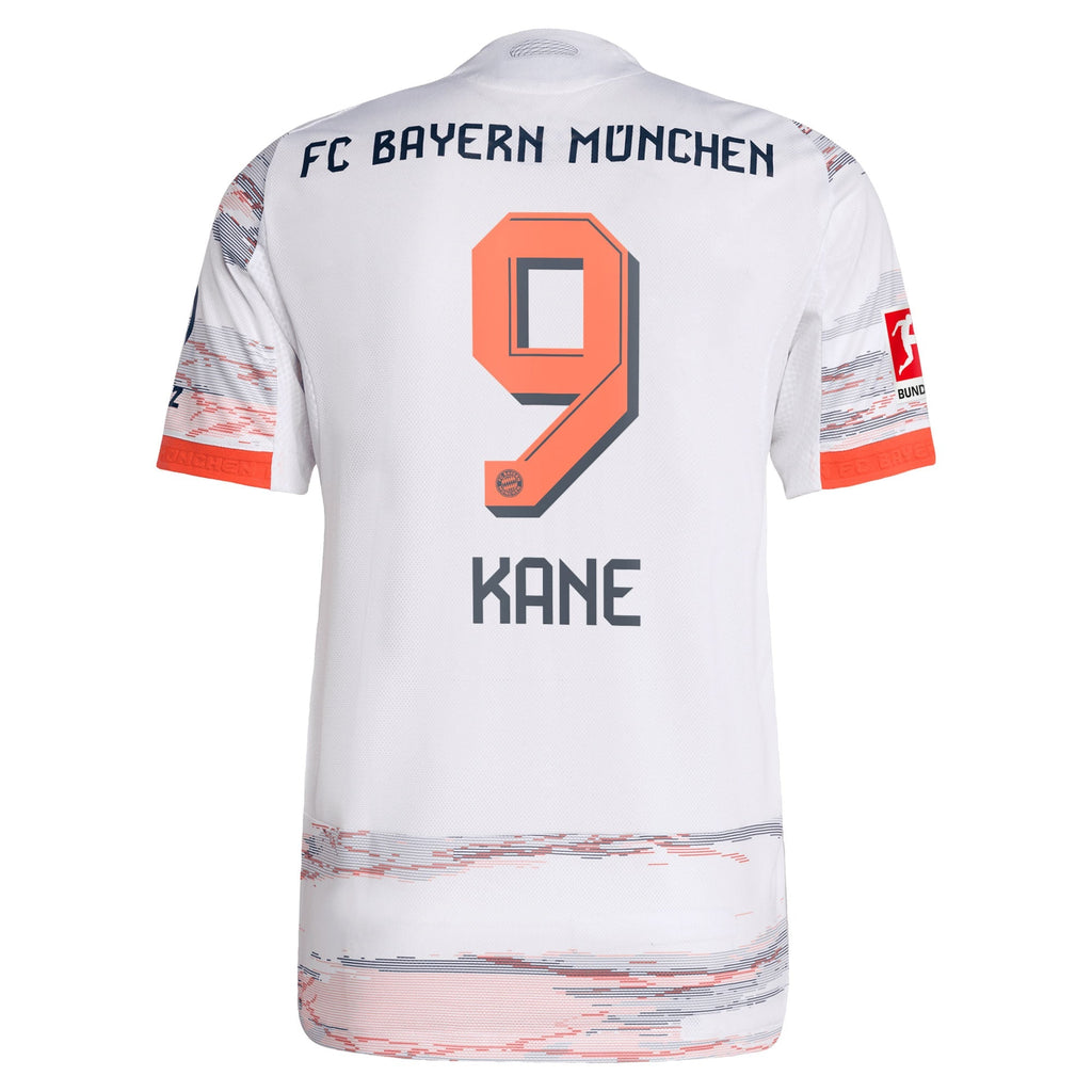 Harry Kane Bayern Munich Away Adidas Jersey 2026 Official Team Jersey Sports Fan Apparel