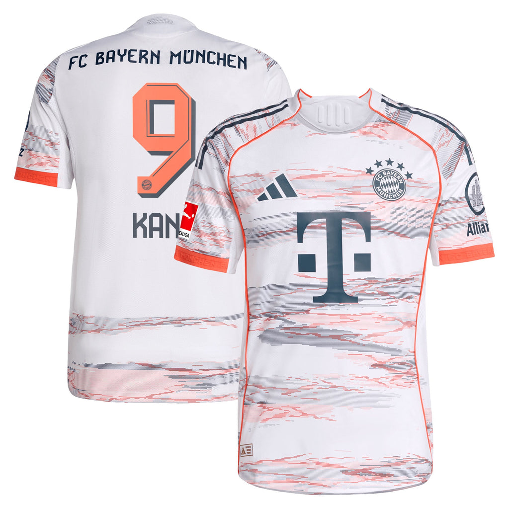 Harry Kane Bayern Munich Away Adidas Jersey 2026 Official Team Jersey Sports Fan Apparel