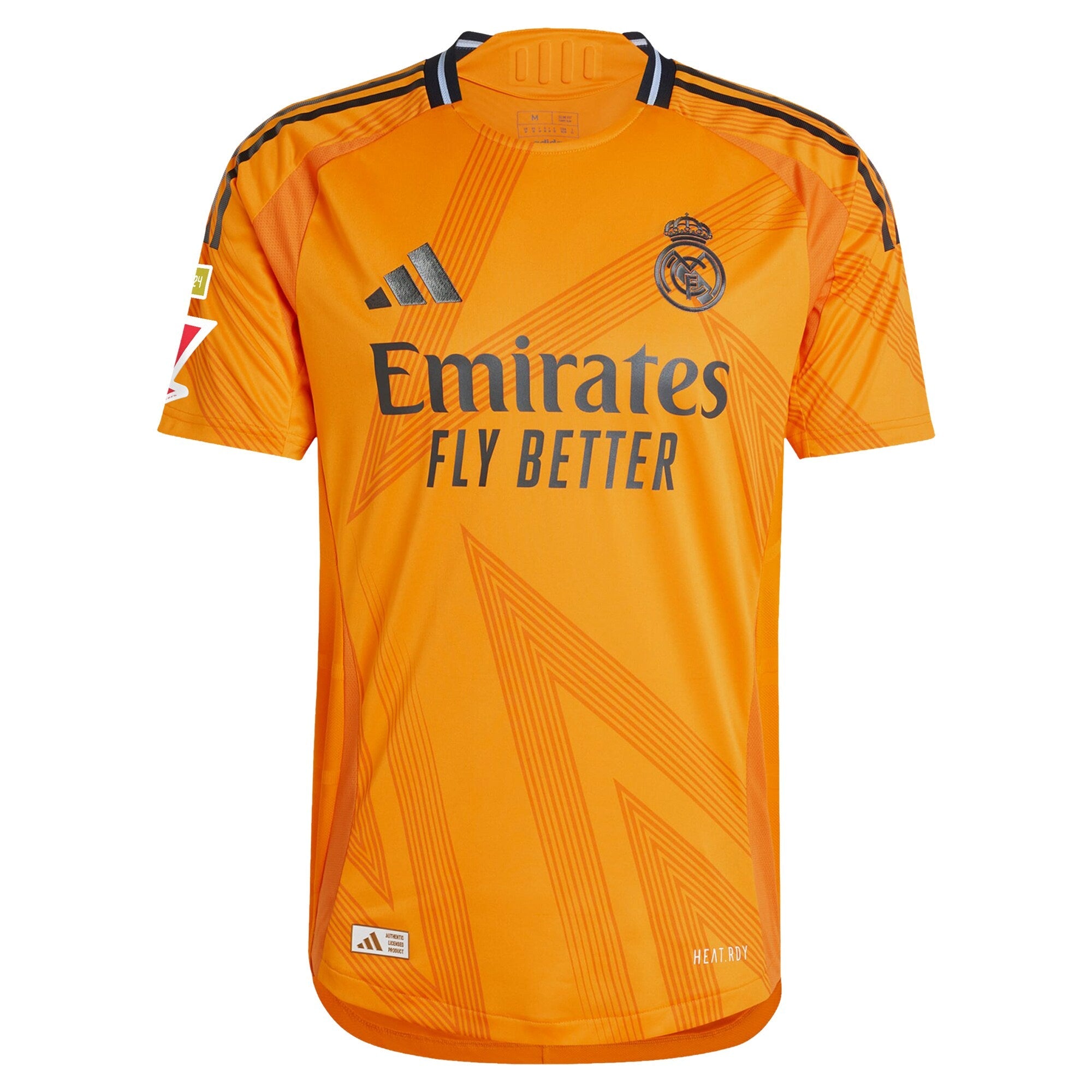 adidas Cristiano Ronaldo 2025 Real Madrid Jersey Orange Official Team Jersey Sports Fan Apparel