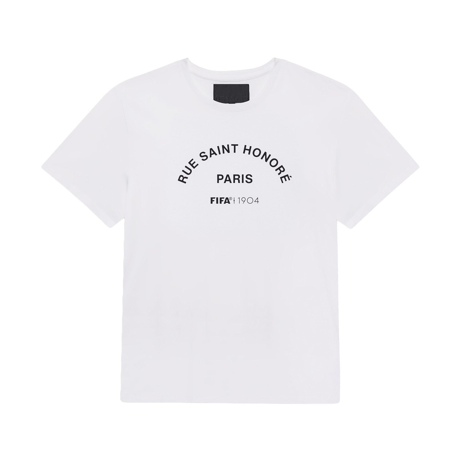 FIFA 1904 Arch Graphic White T-Shirt - Unisex Casual Graphic T Shirt