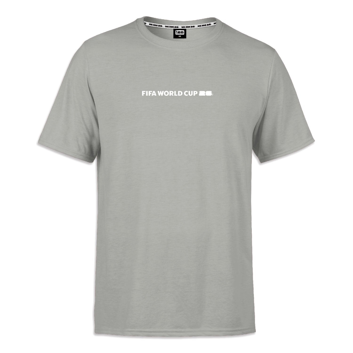 FIFA World Cup 2026 Vertical Abstract Grey T-Shirt - Unisex Casual Graphic T Shirt