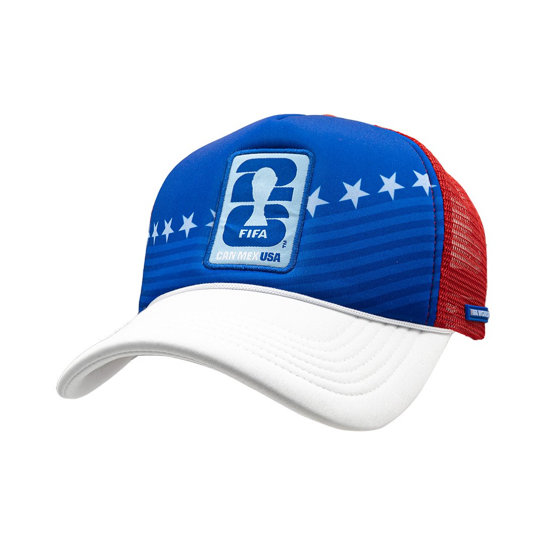 FIFA World Cup 2026 Emblem USA Foam Trucker Hat Official Team Hat Sports Fan Cap