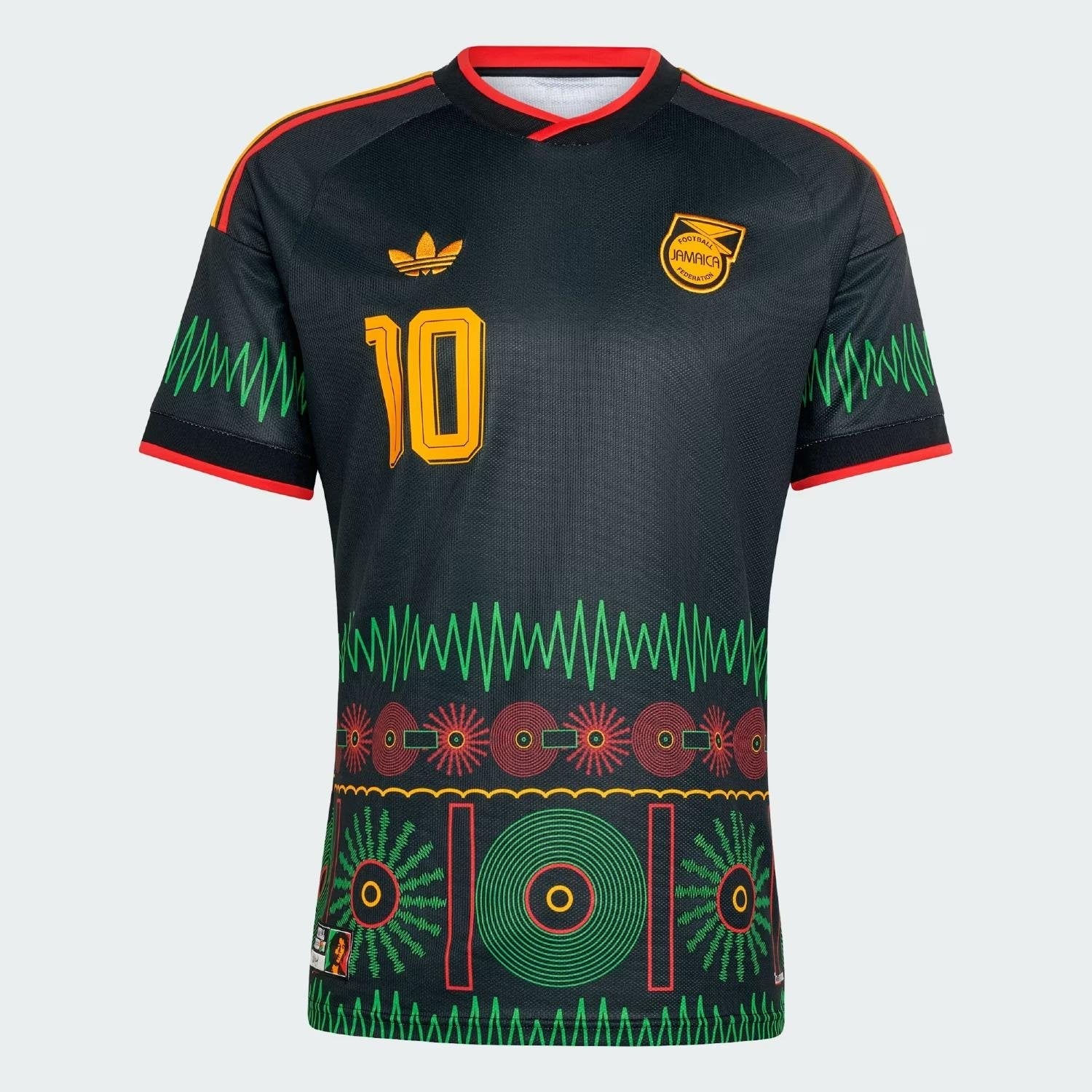 Jamaica 26 Away Marley 10 Jersey - Men s Official Team Jersey Sports Fan Apparel