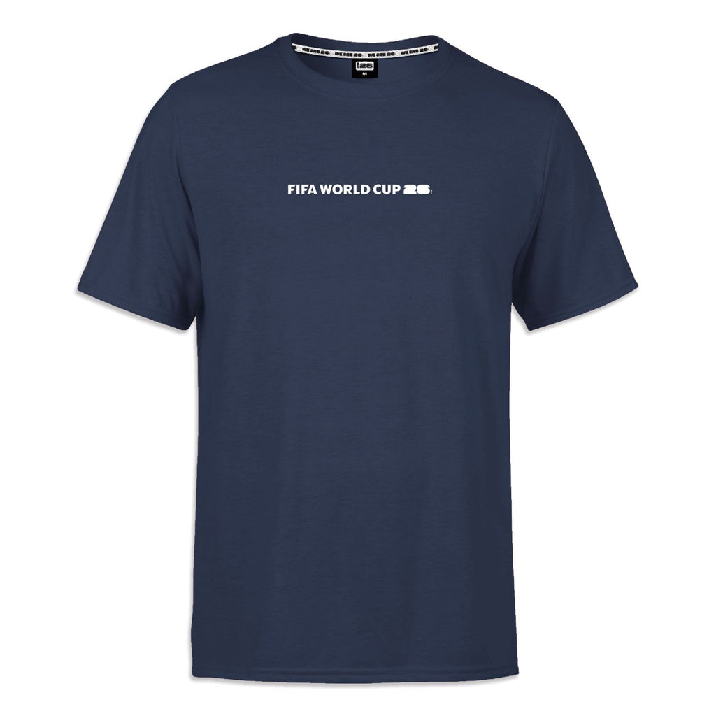 FIFA World Cup 2026 Vertical Abstract Navy T-Shirt - Unisex Casual Graphic T Shirt