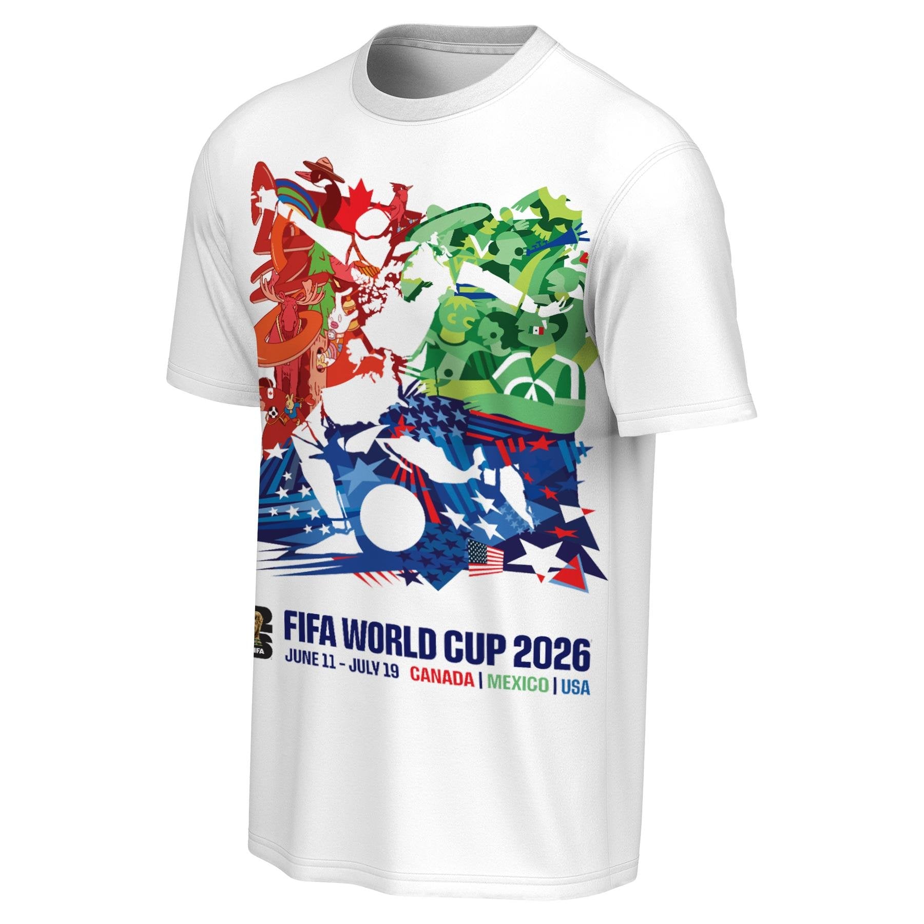 FIFA World Cup 2026 Event Poster T-Shirt - Unisex Casual Graphic T Shirt