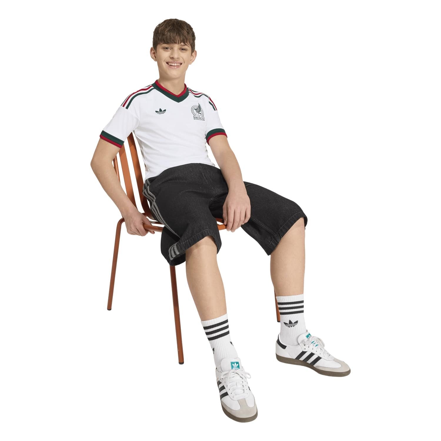 Mexico 2026 Away Jersey - Youth Official Team Jersey Sports Fan Apparel