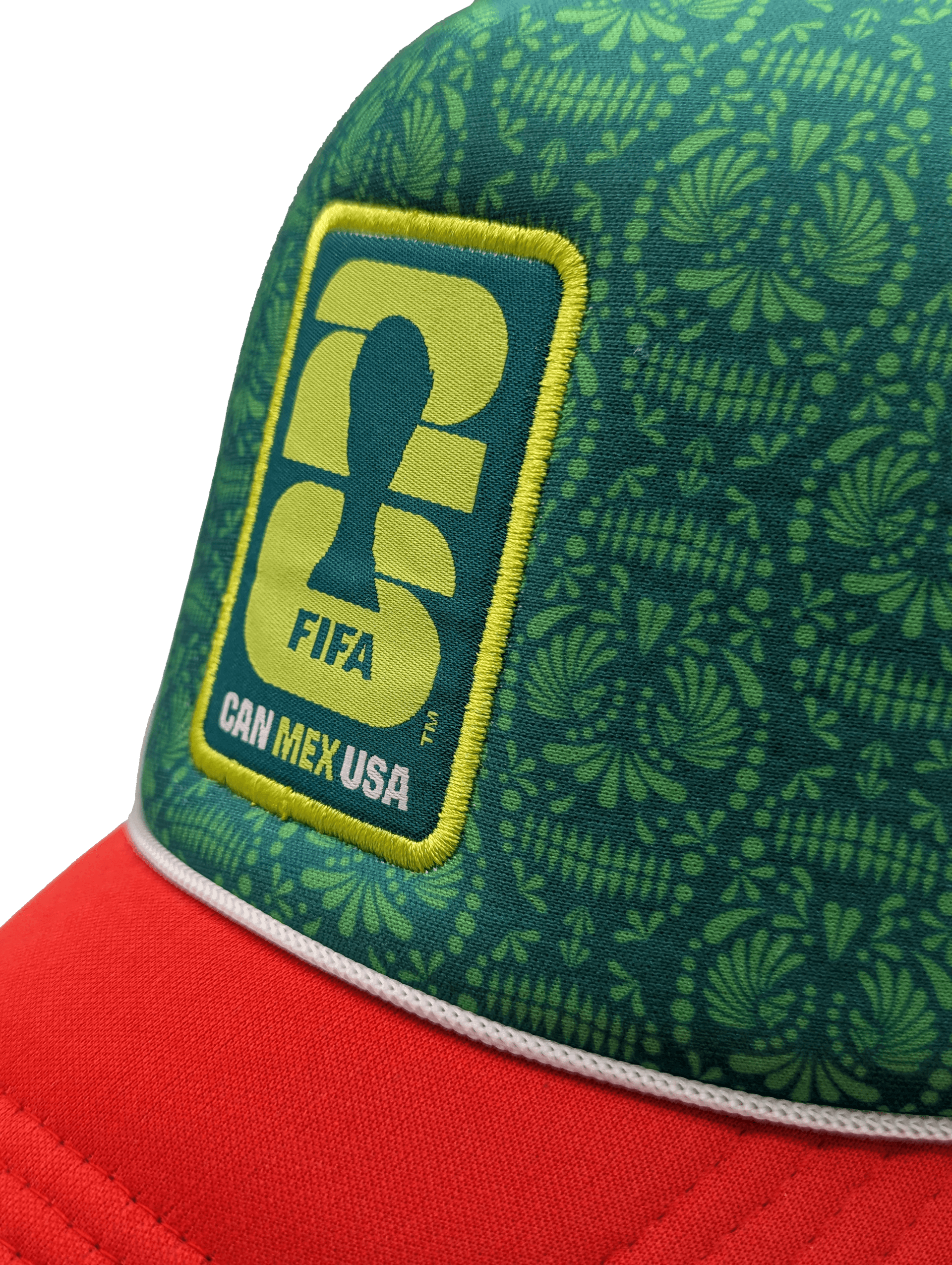 FIFA World Cup 2026 Emblem Mexico Foam Trucker Hat Official Team Hat Sports Fan Cap