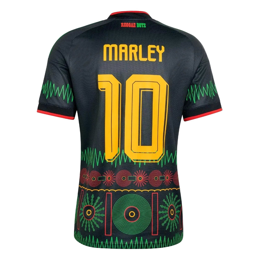 Jamaica 26 Away Marley 10 Jersey - Men s Official Team Jersey Sports Fan Apparel