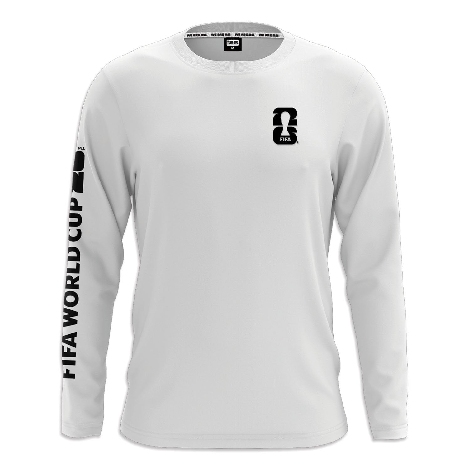 FIFA World Cup 2026 Tiles Long Sleeve White T-Shirt - Unisex Casual Graphic T Shirt