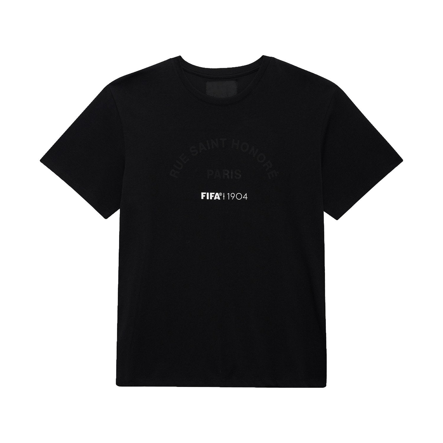 FIFA 1904 Arch Graphic Black T-Shirt - Unisex Casual Graphic T Shirt