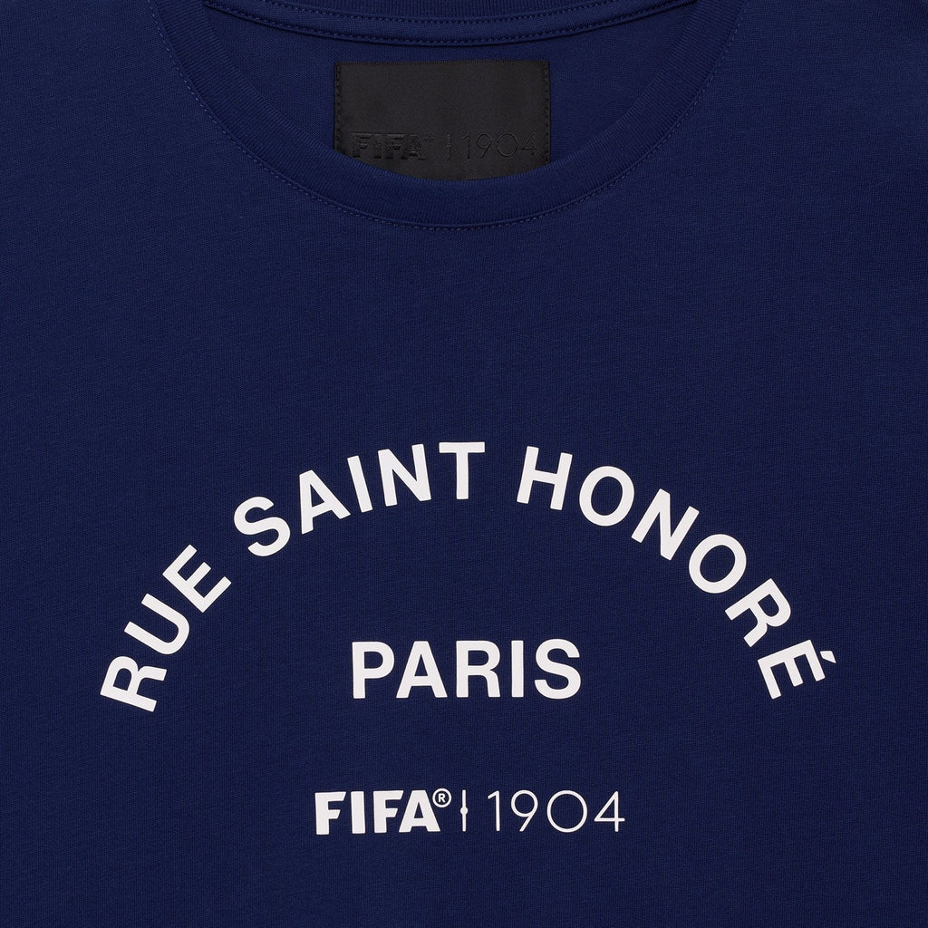 FIFA 1904 Arch Graphic Blue T-Shirt - Unisex Casual Graphic T Shirt