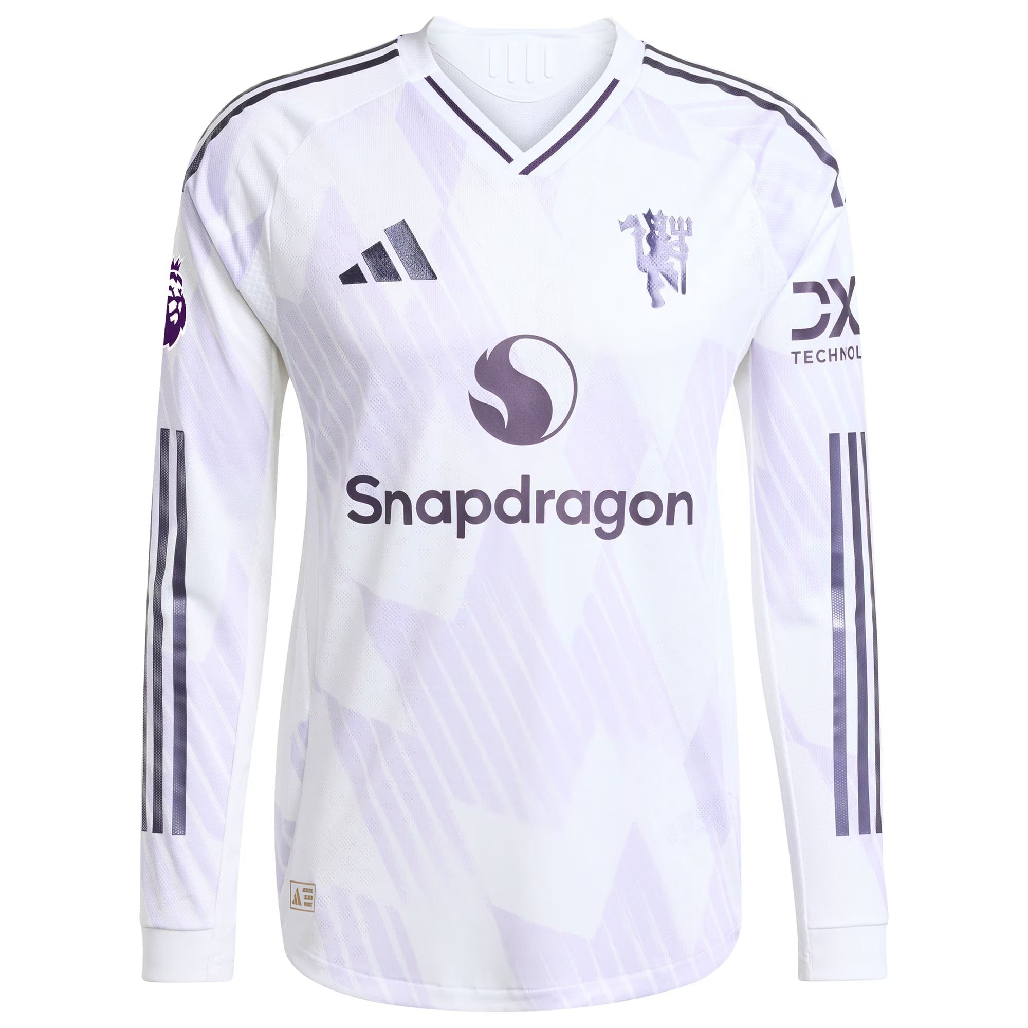 Cristiano Ronaldo Manchester United adidas 2025 26 Away Long Sleeve Player Jersey - White Official Team Jersey Sports Fan Apparel