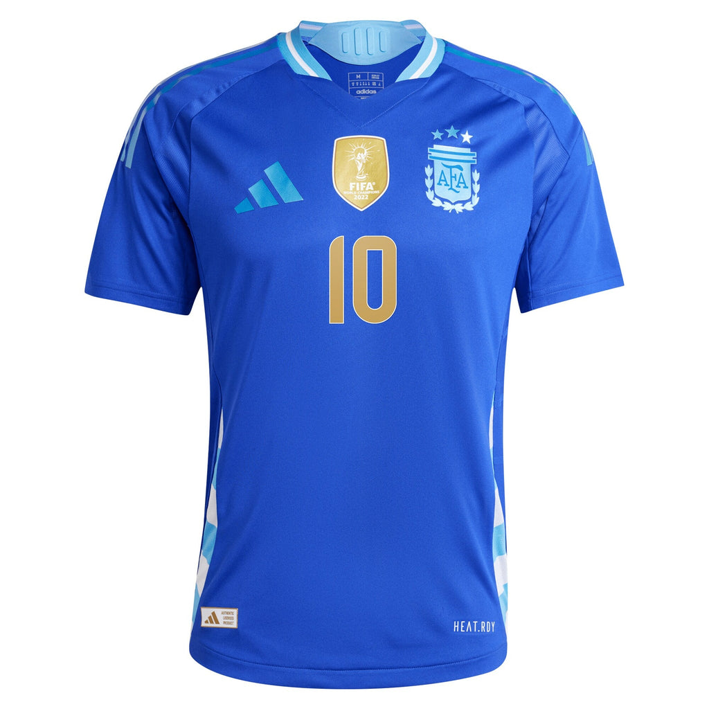 Lionel Messi Argentina National Team 2024 Away Player Jersey - Blue Official Team Jersey Sports Fan Apparel