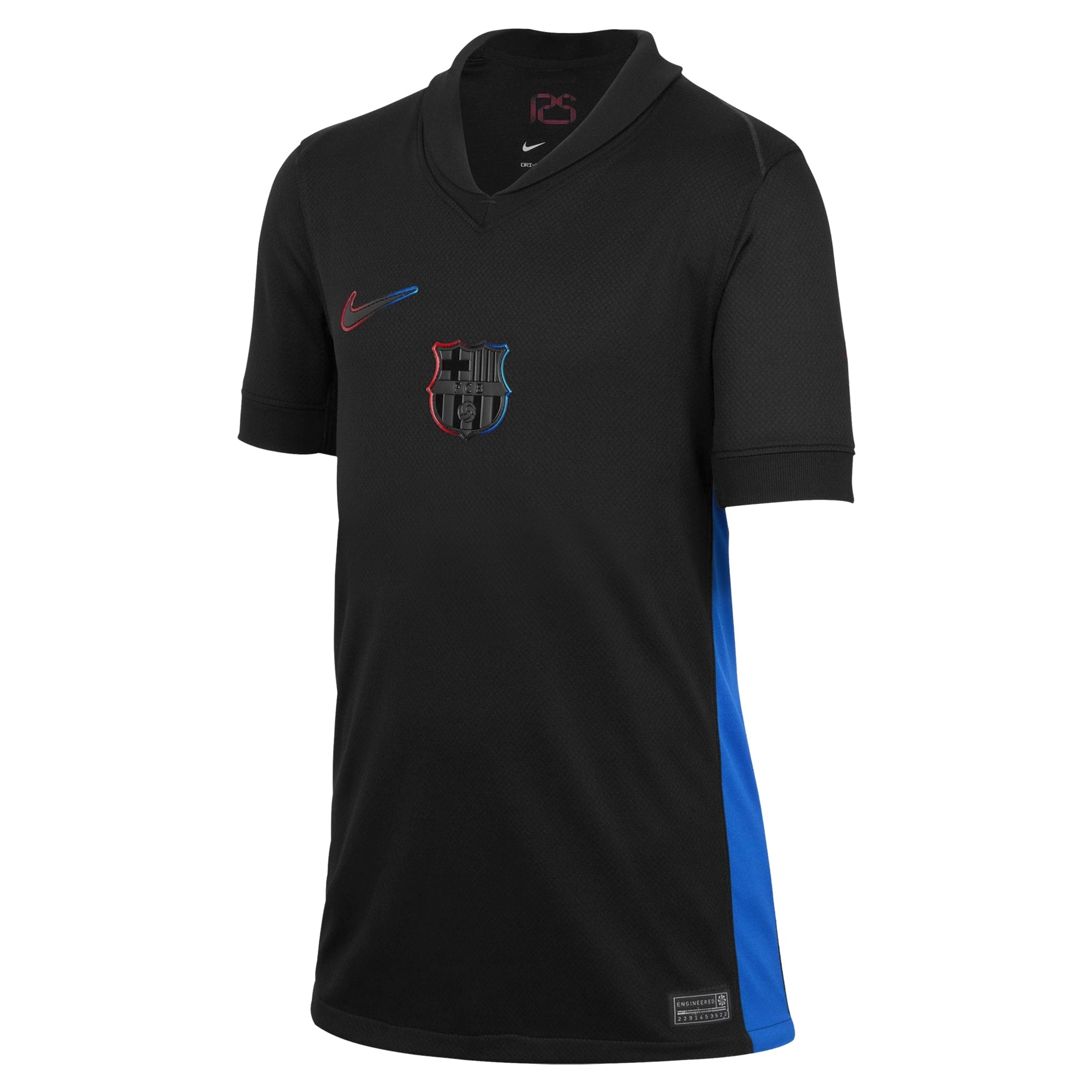 Messi 10 Barcelona Nike 2025 Away Player Jersey - Black Official Team Jersey Sports Fan Apparel